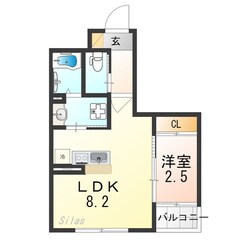 Ｓｔ．Ｒｅｓｉｄｅｎｃｅ伏見稲荷の物件間取画像